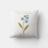 忘れ愛、思い出 クッション (正面)