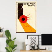 忘れ映画イタリアンポスター ポスター (ホームオフィス)