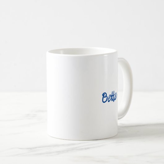 忘れ来てい忘れて見たおもしろい コーヒーマグカップ (正面右)