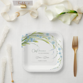 忘れ歓迎結婚の ペーパープレート