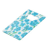 忘れ水の色の花 クレジットカード栓抜き (裏面アングル)