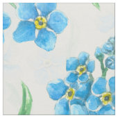 忘れ水の色の花 ファブリック (クローズアップ)
