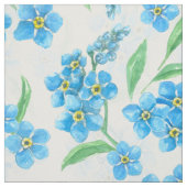 忘れ水の色の花 ファブリック (見本)