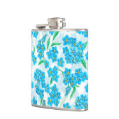 忘れ水の色の花 フラスク (左)