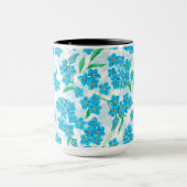 忘れ水の色の花 マグカップ (中央)
