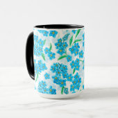 忘れ水の色の花 マグカップ (正面左)