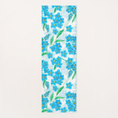 忘れ水の色の花 ヨガマット (正面)