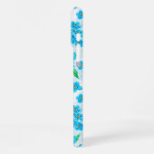 忘れ水の色の花 iPhoneケース (左側面)