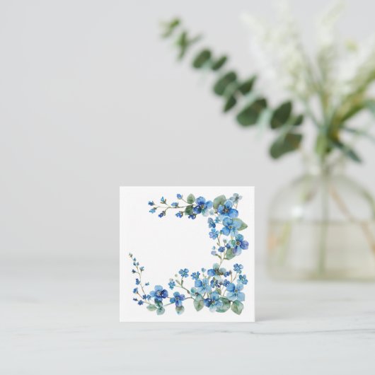 忘れ水の色 スクエア名刺 (スタンド正面)