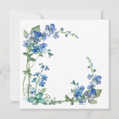 忘れ水の色 招待状 (正面)