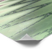 忘れ物のプール抽象芸術アート ポスター (角)