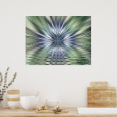 忘れ物のプール抽象芸術アート ポスター (キッチン)