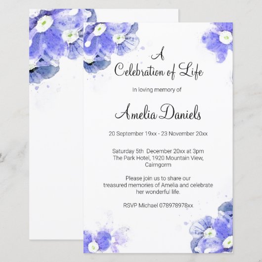 忘れ生のお祝い (正面/裏面)