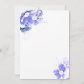 忘れ生のお祝い 案内状 (裏面)