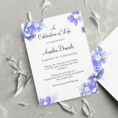 忘れ生のお祝い 案内状