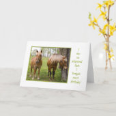 忘れ生誕恥じつるての頭 カード (黄色い花)