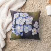 忘れ目鼻花飾りトス枕 クッション (ブランケット)