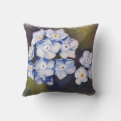 忘れ目鼻花飾りトス枕 クッション (裏面)