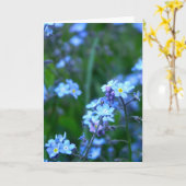 忘れ私ない カード (黄色い花)