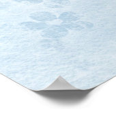 忘れ私はカスタム水の色の庭の花 ポスター (角)