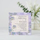 忘れ私はフローラ春の結婚式招待状 招待状 (スタンド正面)
