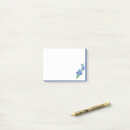 忘れ私は庭の花を覚えている ポストイット (デスク上)