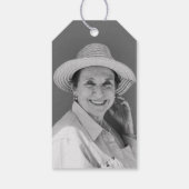 忘れ私は花の種のパケット葬儀を記念しない ギフトタグ (裏面)