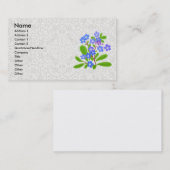 忘れ私Nots及びレースのプロフィールカード 名刺 (正面/裏面)