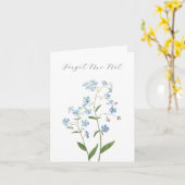 忘れ考えお見舞い申し上げ カード (黄色い花)