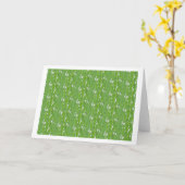 忘れ自分の注意 カード (黄色い花)