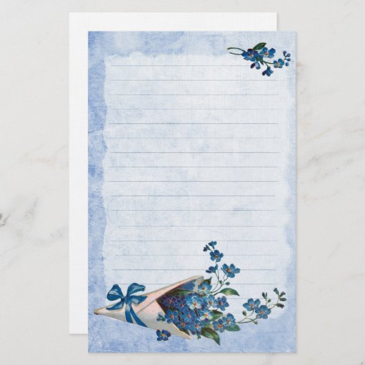 忘れ自分の注意 便箋 (正面/裏面)