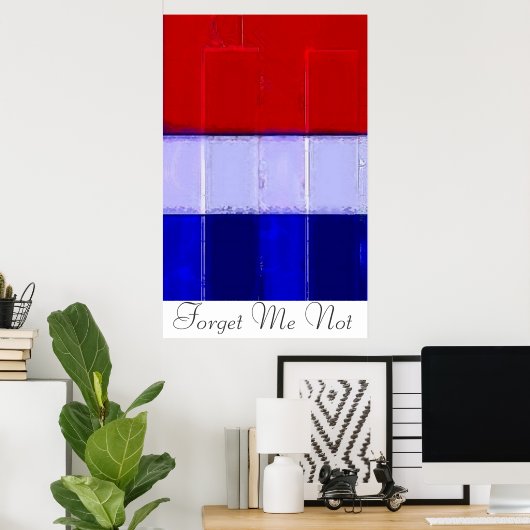 忘れ自分 ポスター (ホームオフィス)