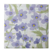 忘れ花の柄 タイル (正面)