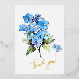 忘れ花はいかん 編集可能 箔シーズンカード