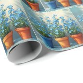 忘れ花ポット ラッピングペーパー (ロールコーナー)