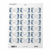 忘れ花水エレガント色 ラベル (フルシート)