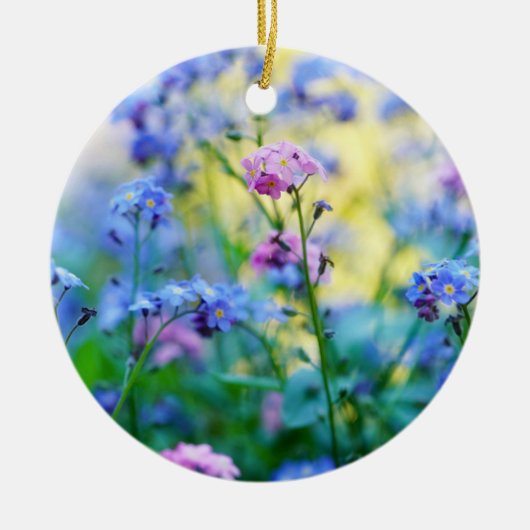 忘れ花 セラミックオーナメント (正面)