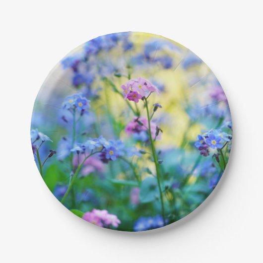 忘れ花 ペーパープレート (正面)