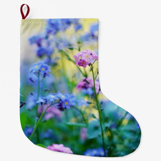 忘れ花 ラージクリスマスストッキング (正面)