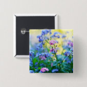 忘れ花 缶バッジ (正面&裏面)