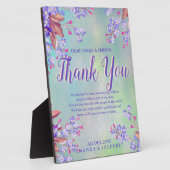 忘れ薄紫は感謝してい君 フォトプラーク (側面)