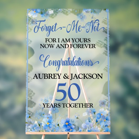 忘れ記念日 アクリルサイン (ニュートラル)