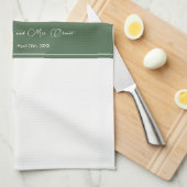 忘れ誓の更新10年 キッチンタオル (四つ折り)