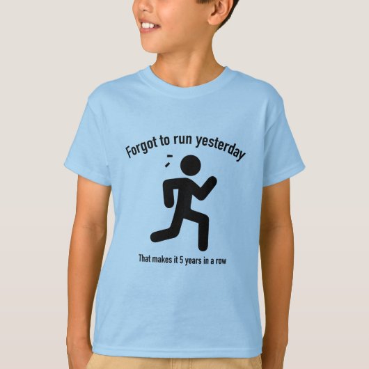 忘れ走に Tシャツ (正面)