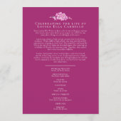 忘れ追悼会 プログラム (裏面)