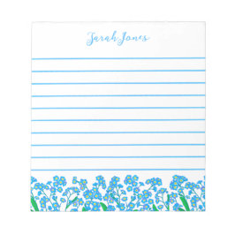 忘れ青くない花園 ノートパッド