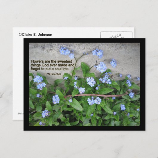 忘れ音 ポストカード (正面/裏面)