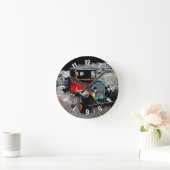 忘れ – 旧ヴィンテージトラック ラウンド壁時計 (ホーム)