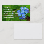 忘れ-Me-Notテンプレートのビジカスタムネスカード 名刺 (正面/裏面)