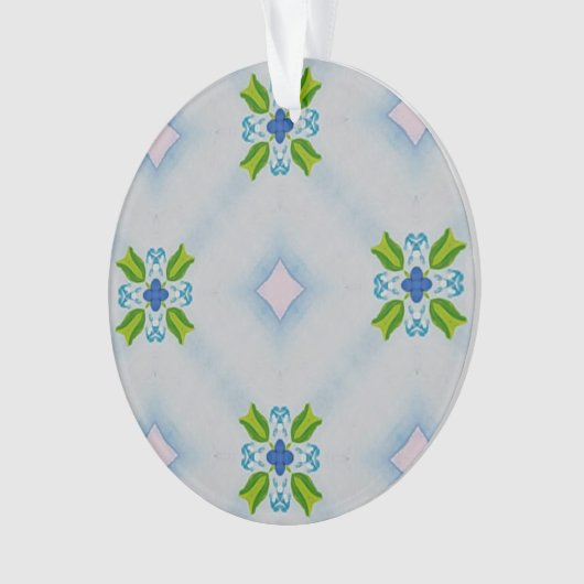 忘れ-Me-Notフローラアクリルオーナメント オーナメント (正面)